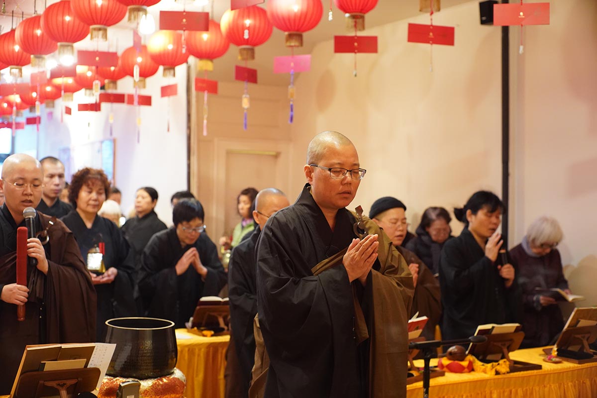 Report - Chinese New Year Celebration - The Dharma Service of Compassionate Samadhi Water Repentance